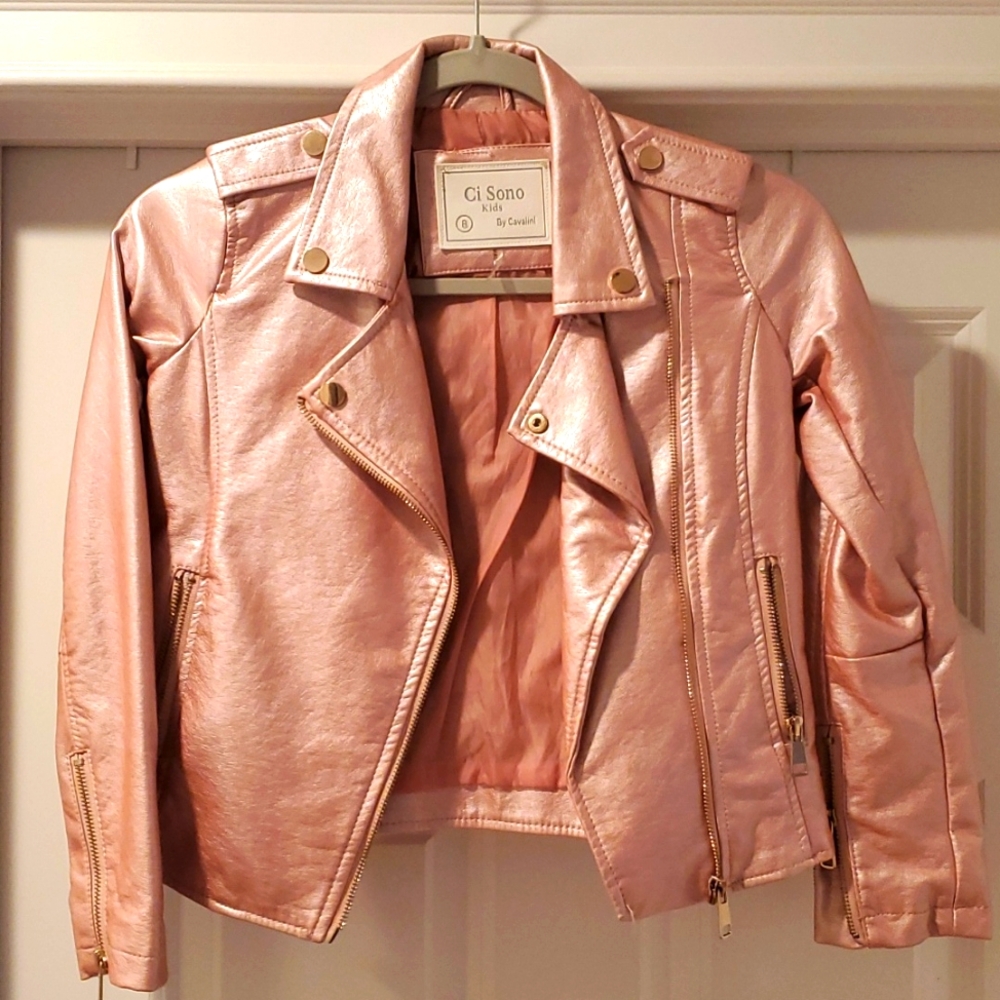 Girl's Motorcycle Style Jacket